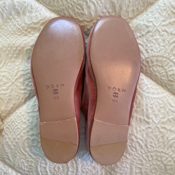 EUC Doen Mary Jane Slipper Pink Size 37.5 - Picture 3 of 3